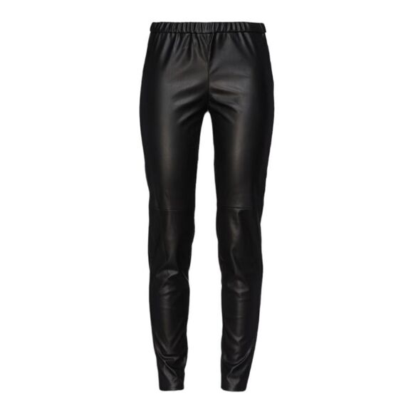 Michael Kors Vegan Leather Stretch Leggings Sz 6 | Sleek Pull-On Pant - Picture 2 of 9